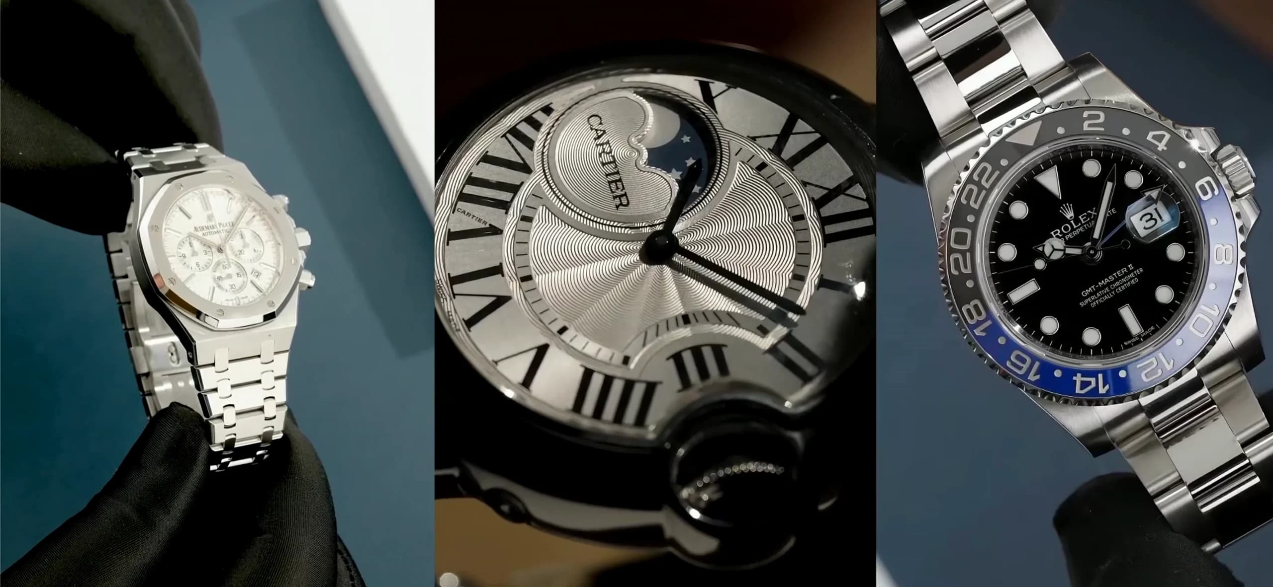 Luxury watch cinematic hero still